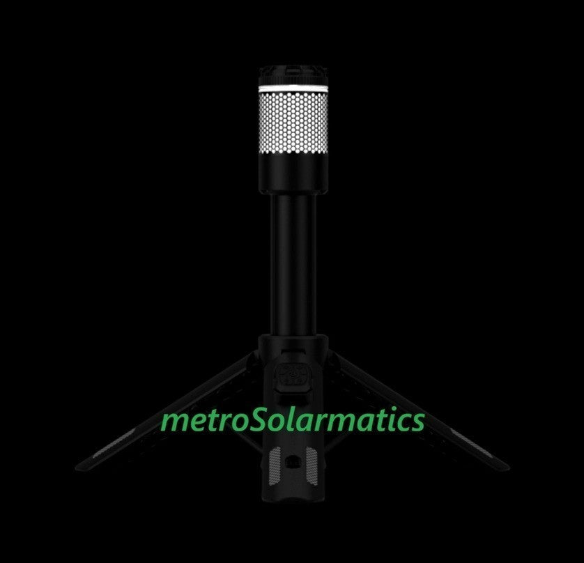 2000 Lumen Telescopic Camping Light with Remote Control and Solar Charging