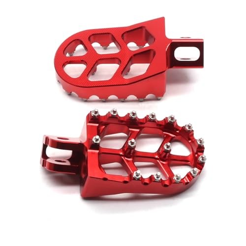 Motorcycle Front Foot Pegs for GROM, Monkey, Dax 125 2025 - CNC Aluminum, MX Style Grip