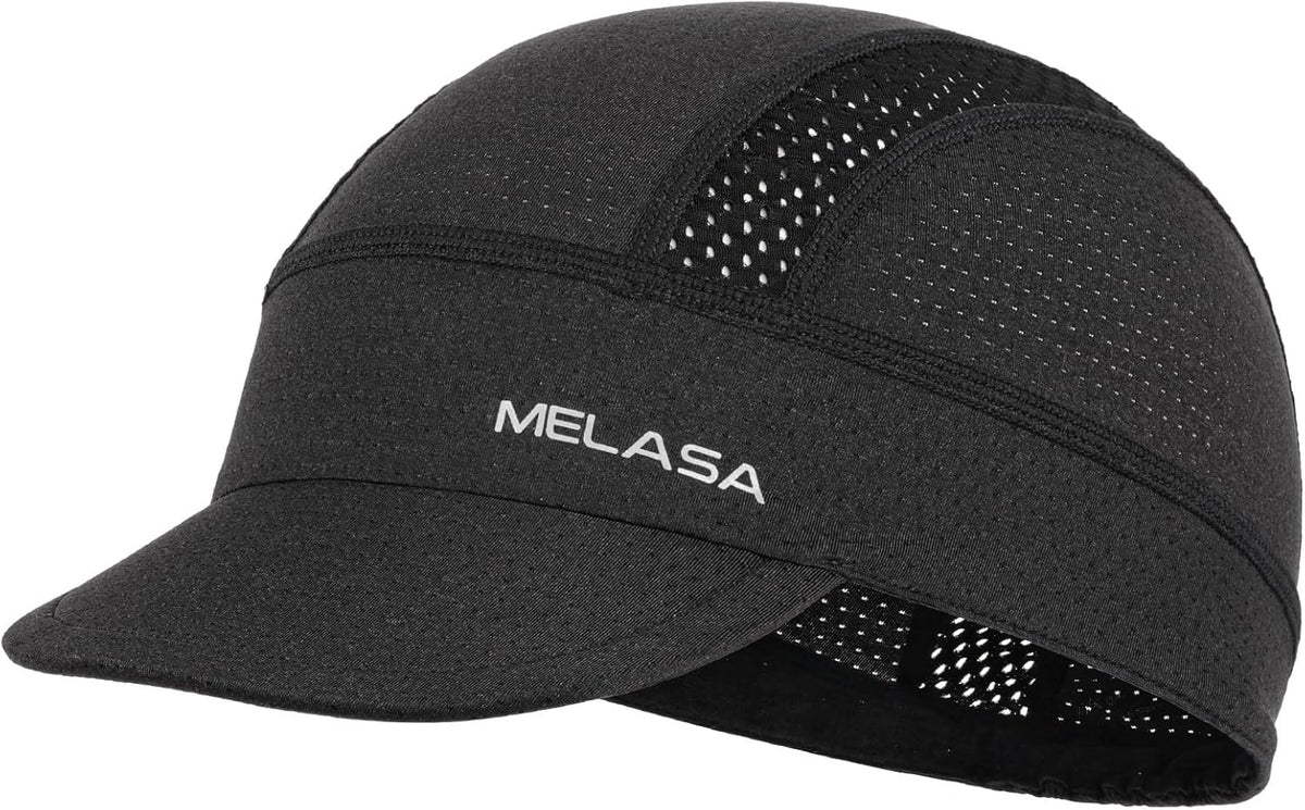 Cycling Cap with Sun Visor and Breathable Mesh - Reversible Sun Protection Helmet Liner