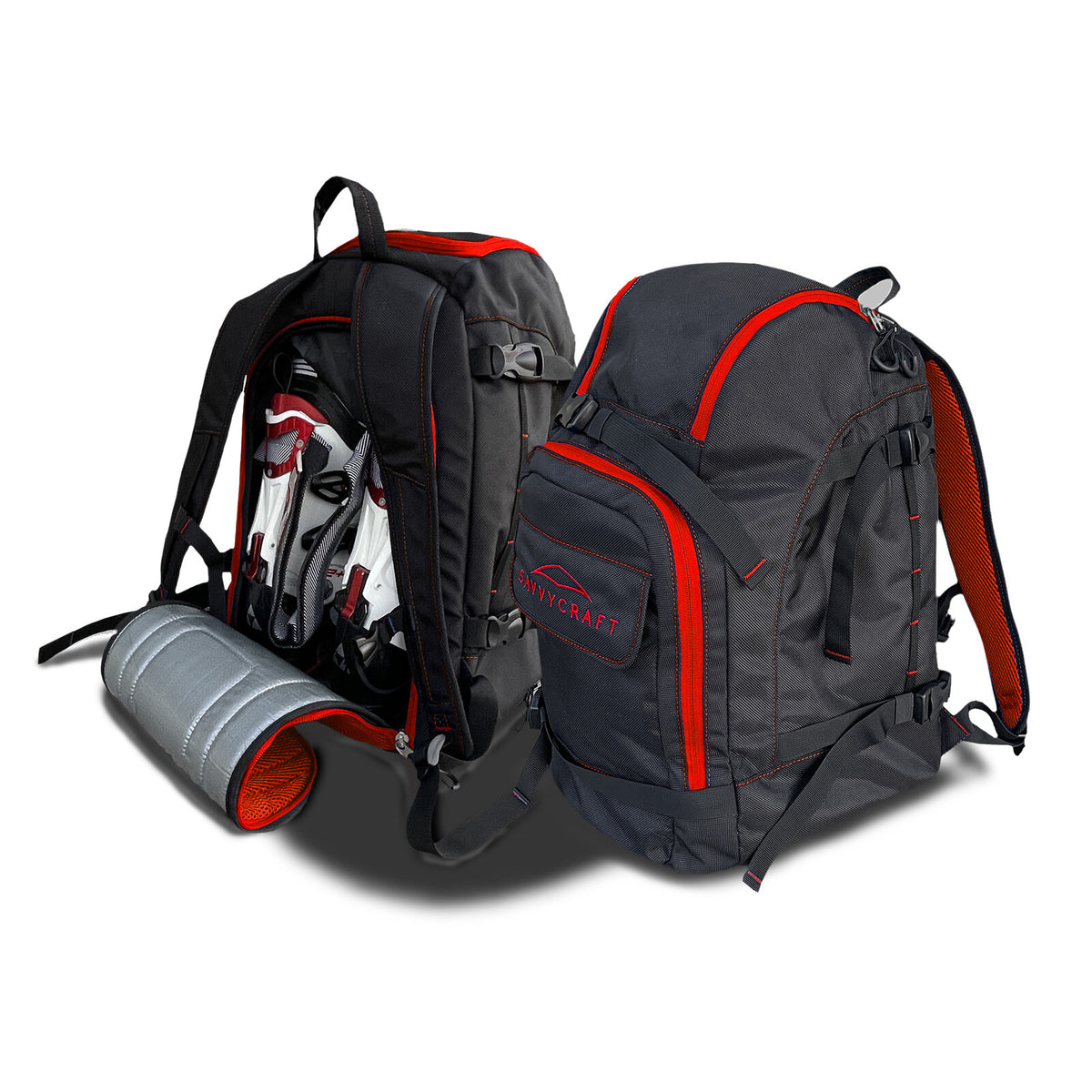Ski & Snowboard Boot Bag Backpack 50L Storage for Helmet Gloves Goggles