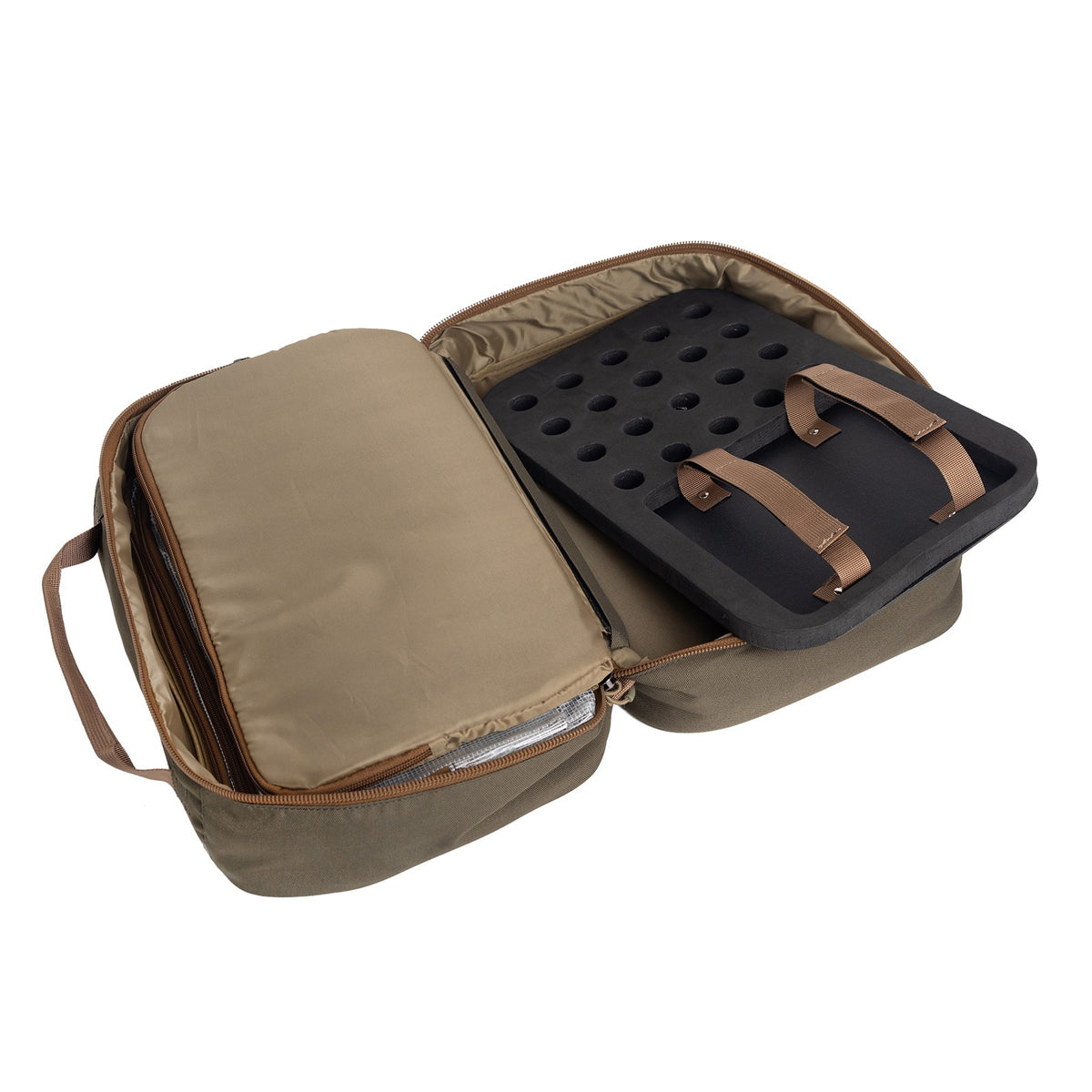 Fly Tying Travel Case Organizer with Pockets & Compartments