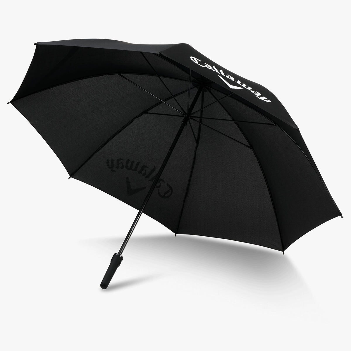 Callaway 60-Inch Single Canopy Logo Umbrella Black - Golf & Rain Protection