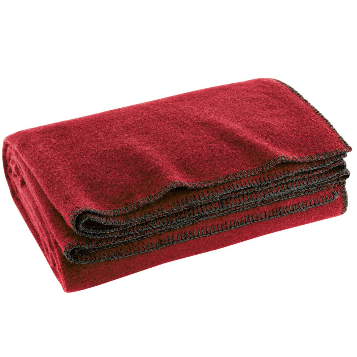 Military Camping Wool Blend Blanket 66x90 in Insulated Outdoor Survival