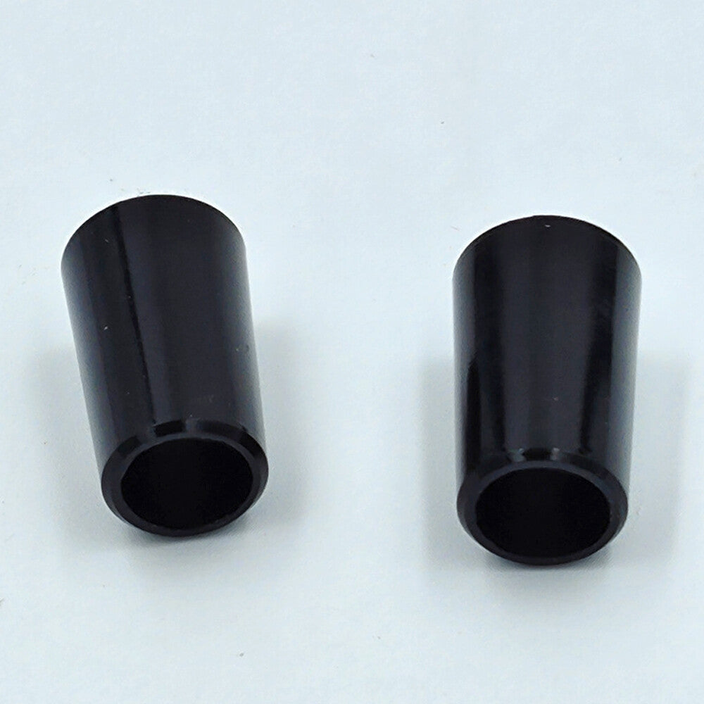 Golf Club Ferrules Black Taper Tip Iron Ferrules Set - .355 Diameter, 75 Inch Length, 530 OD, Pack of 50-500