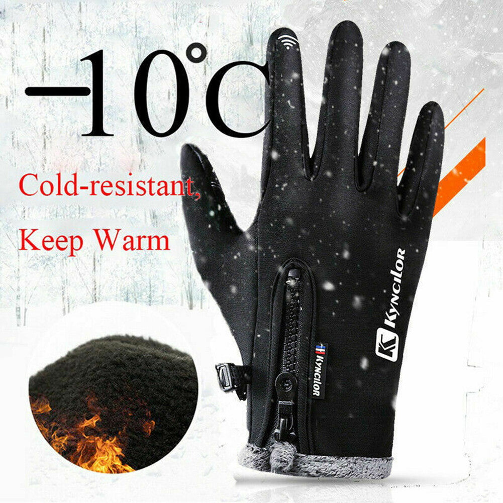 Winter Gloves Waterproof Windproof Touchscreen Gloves for Men Outdoor