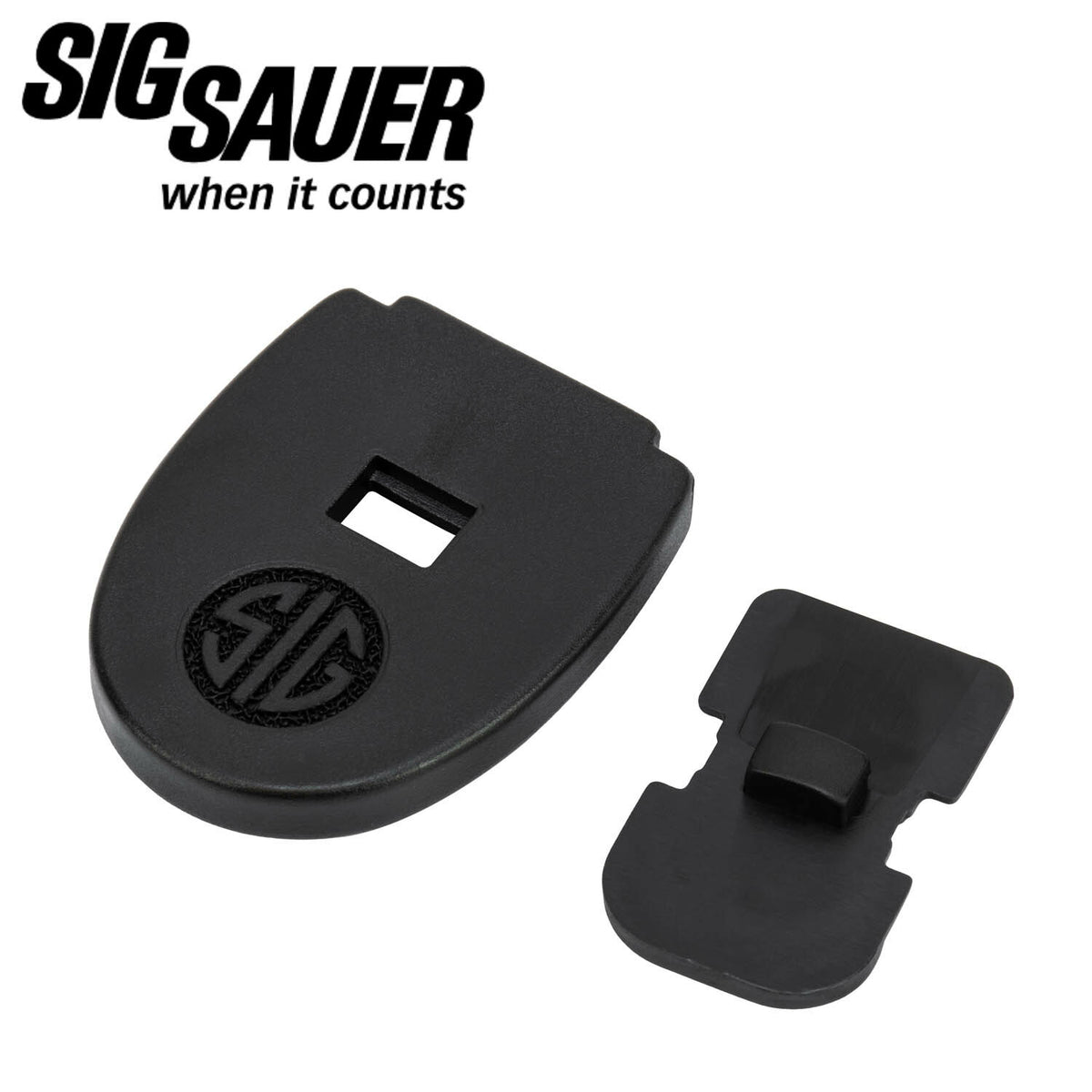 SIG Sauer P320 Full Size & Compact Magazine Floor Plate Black Polymer