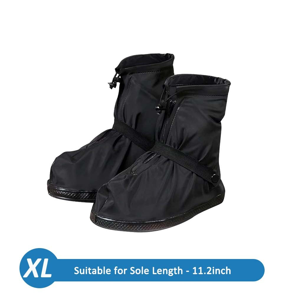 Unisex Waterproof Rain Shoe Covers - Anti-Slip Overshoes for Men Women