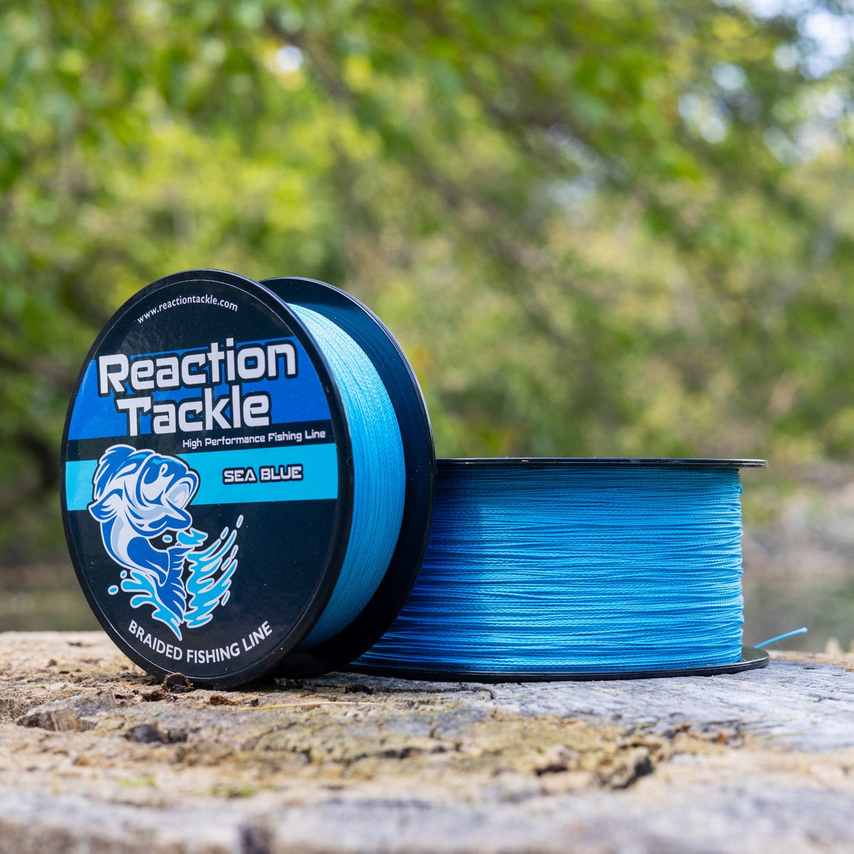 Braided Fishing Line Sea Blue - High Strength, Multi-Strand, Saltwater & Freshwater