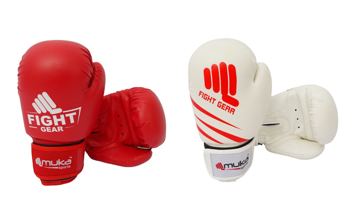 Kids Boxing Gloves 6 oz Sparring MMA Training Muay Thai Leather Gloves