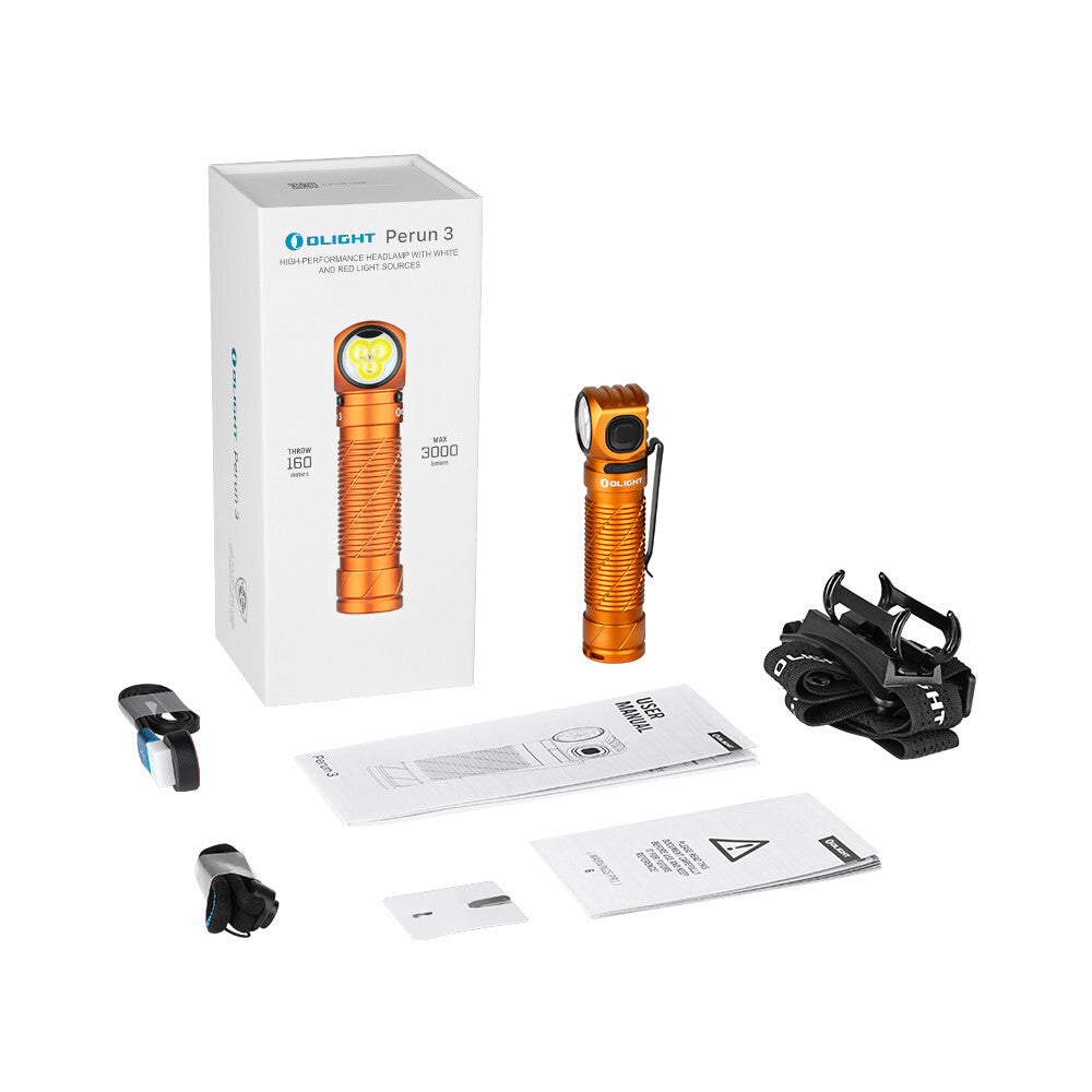 High Lumen Headlamp with Red Light, IP68 Waterproof, 160M Beam