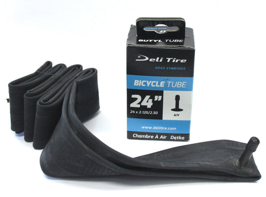 24-Inch Bicycle Inner Tube - 2.125 to 2.30 Inch Tire with Schrader Valve