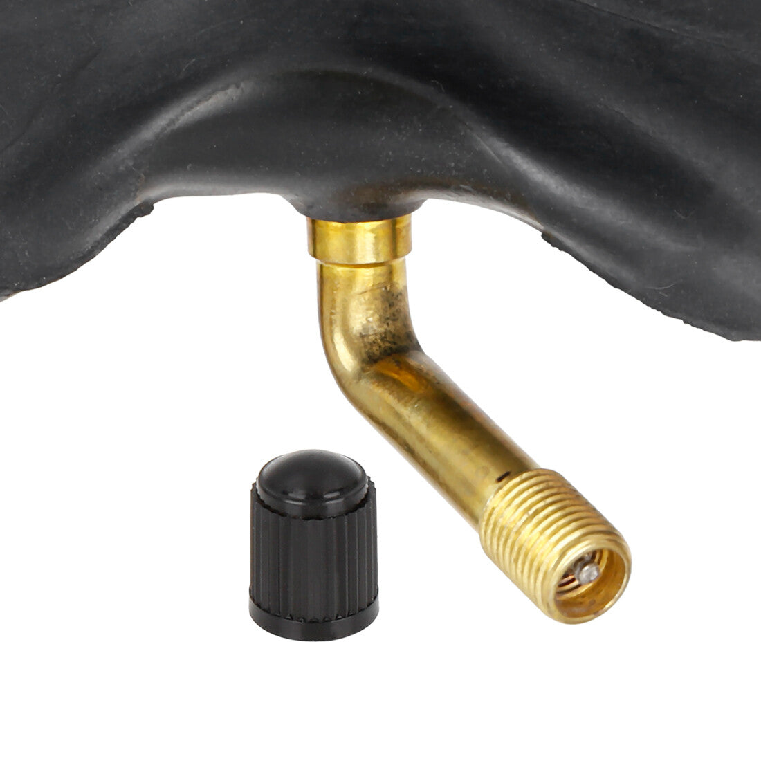 14x2.125 Inch Bike Inner Tube with Bent US Valve for Mountain and Road Bicycles