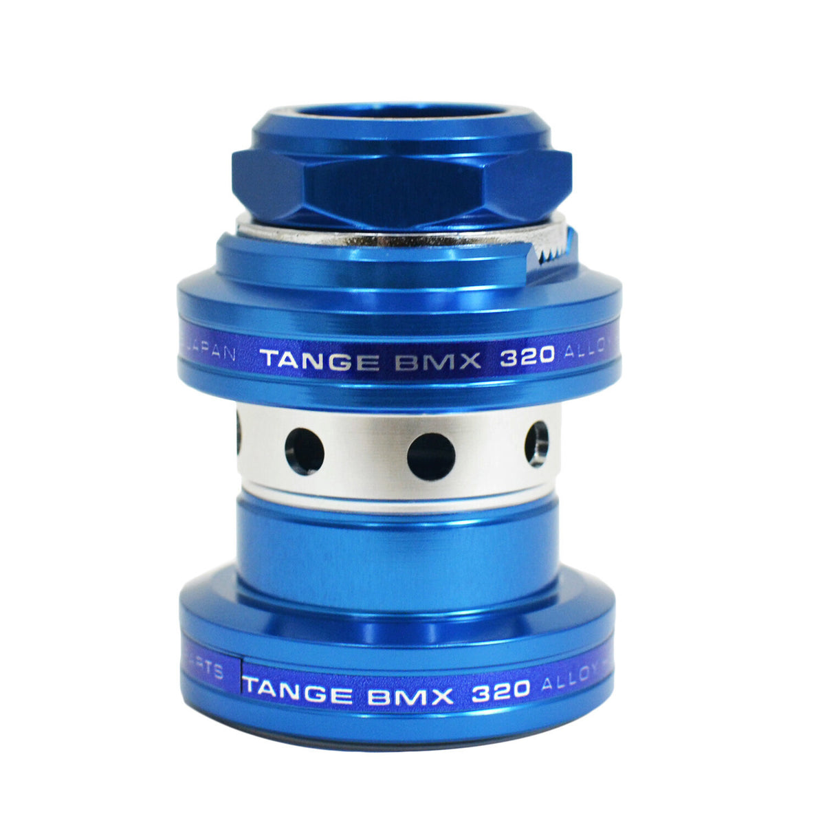 BMX Bicycle Headset 1 Inch Threaded Alloy Cup - Blue, Tange MX320
