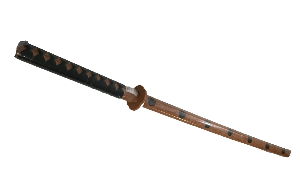 Wooden Bokken Practice Sword with Saya Scabbard - Japanese Style Martial Arts Weapon