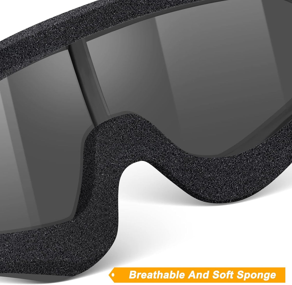 Motorcycle & ATV Ski Goggles Anti-UV Dustproof Windproof 2 Pairs