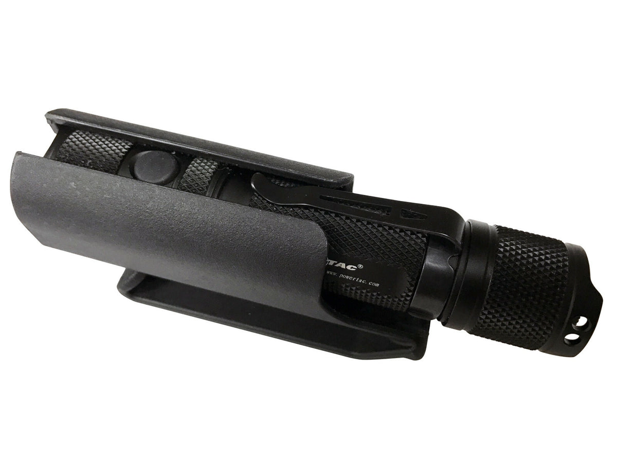 Kydex Flashlight Holster Clip-On for SureFire, MagLite, Olight, Fenix, PowerTac