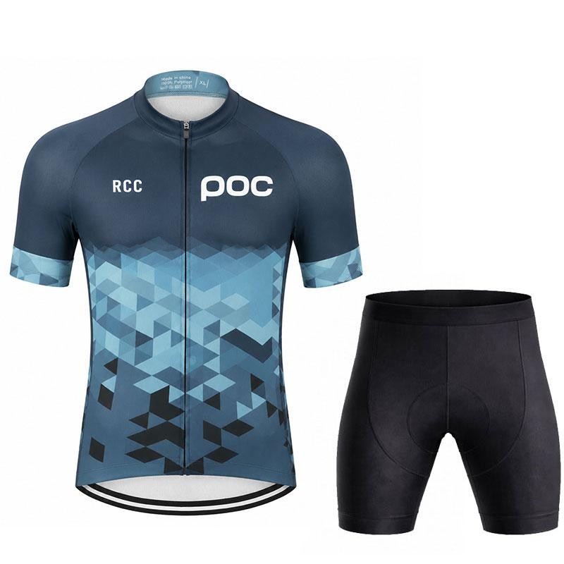 Men's Breathable Cycling Jersey Set for MTB and Summer Bike Riding