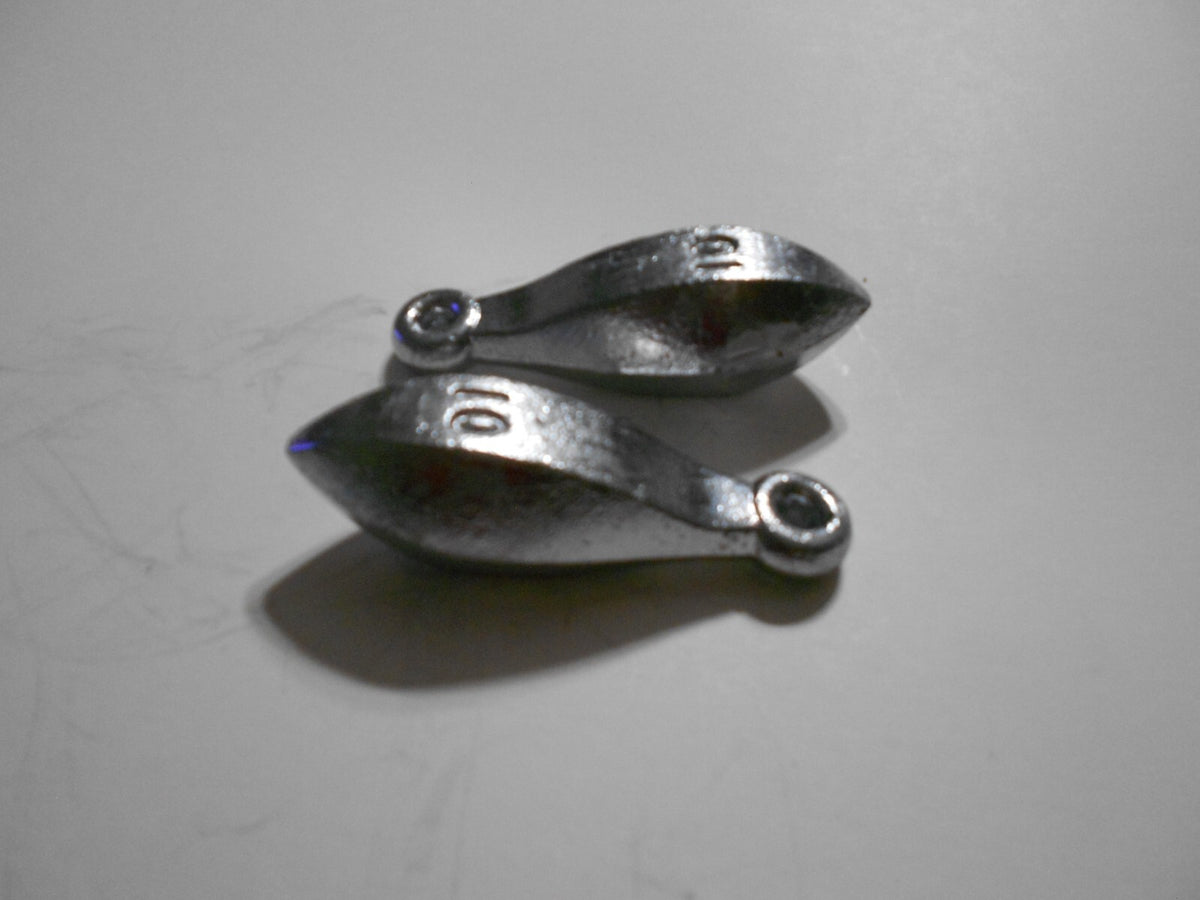 24 Pack 10 oz Lead Bank Sinkers for Fishing Tackle, Handmade from Do-It Mold