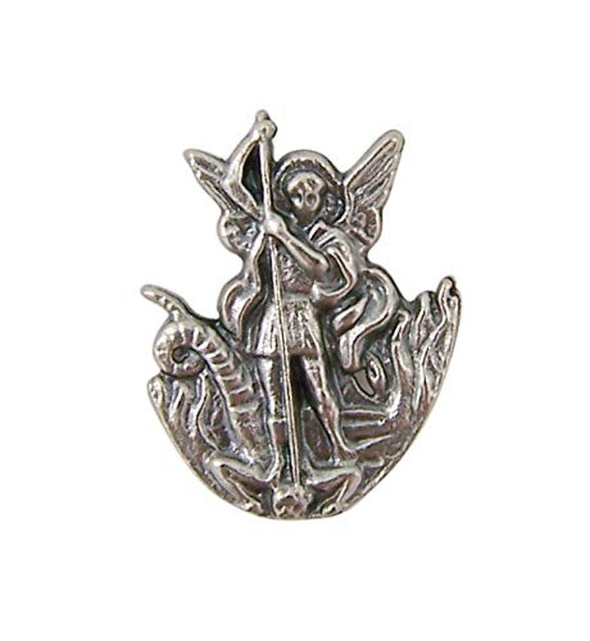 Archangel Saint Michael Lapel Pin Set - 3/4 Inch Metal Pins for Religious Accessories