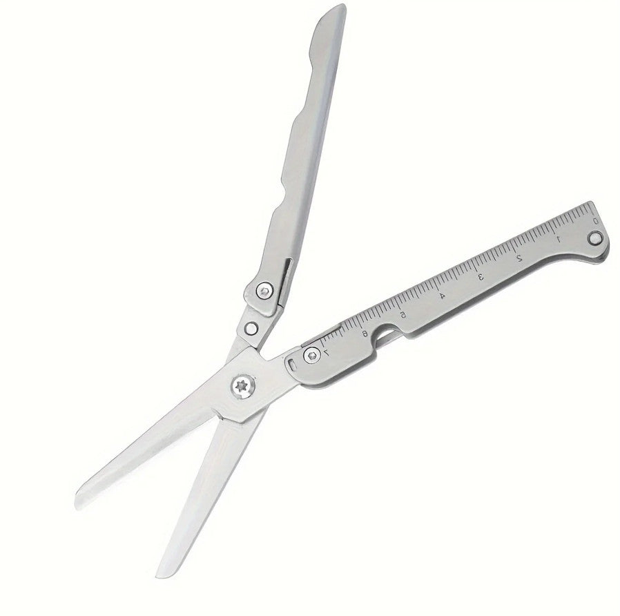 Folding Stainless Steel Outdoor Survival Scissors Multi-Function Camping Tool