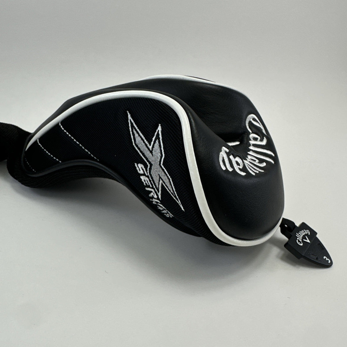Callaway X Series N415 Hybrid Golf Headcover Black & White Leather