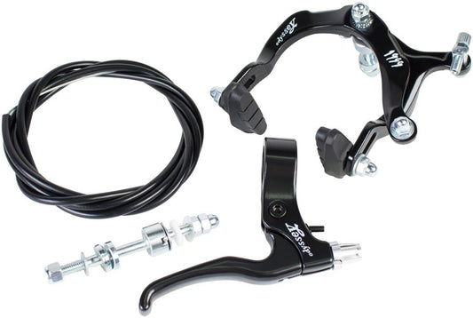 Bike Caliper Brake and Lever Set - Black BMX Cycling Parts