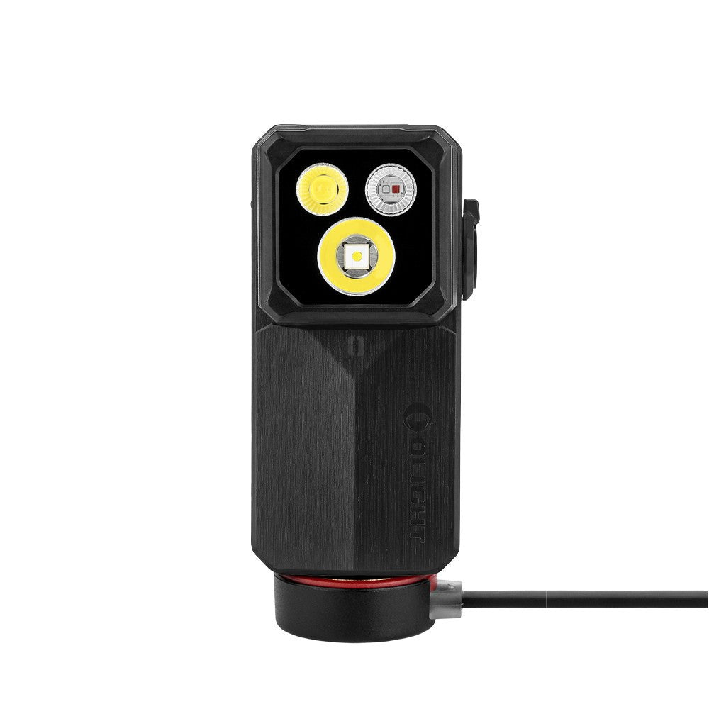 Rechargeable LED Tactical Flashlight with UV, Red, Floodlight & Spotlight - 580 Lumens