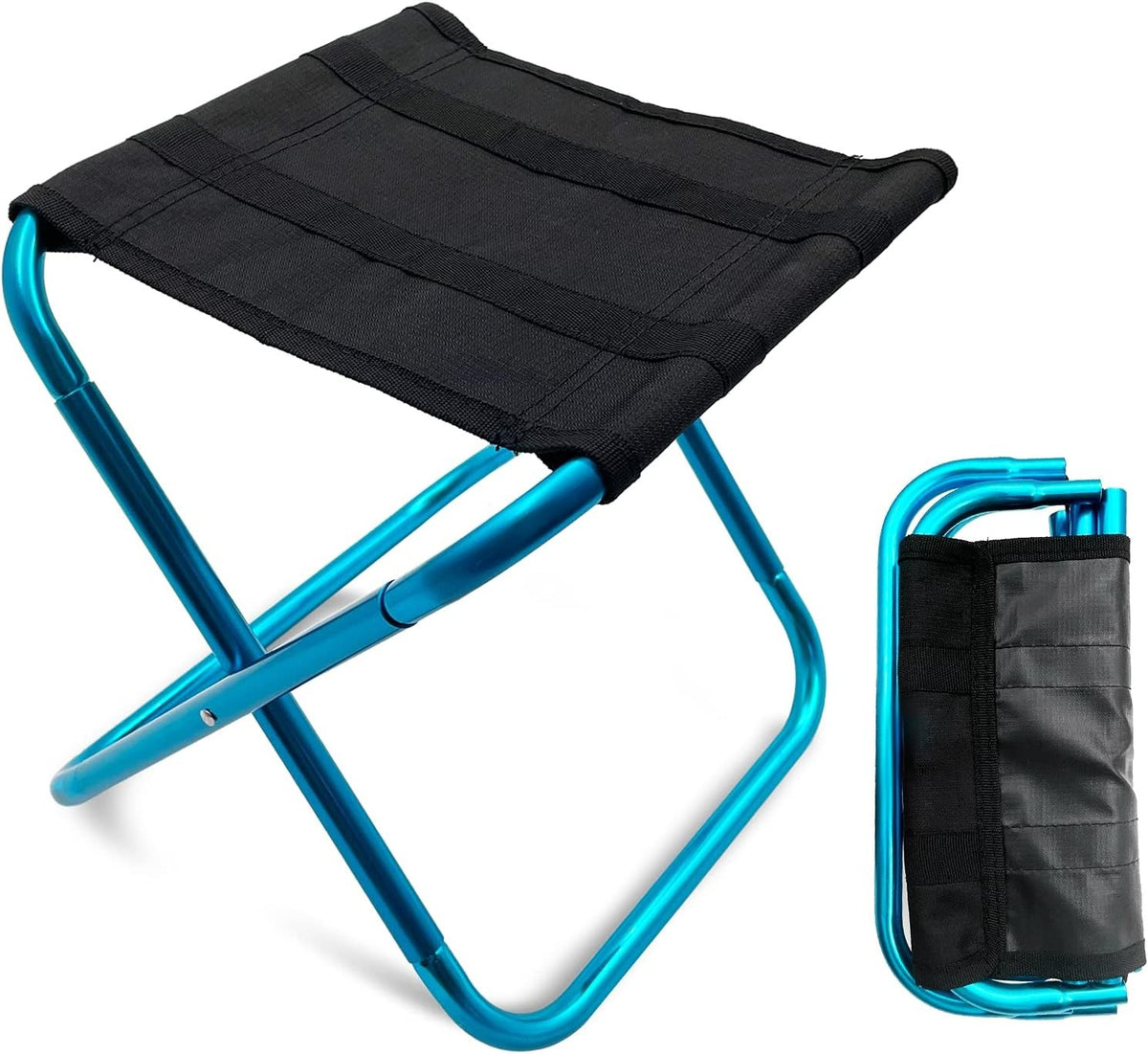 Portable Mini Folding Stool Camping Chair with 150 lbs Capacity