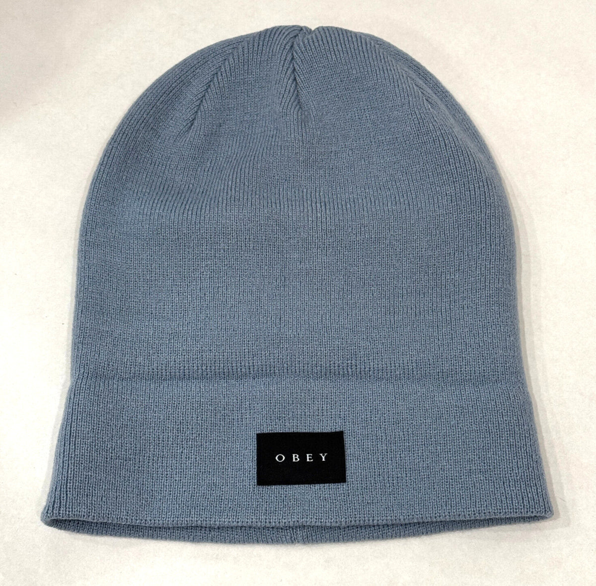 Obey Virgil Beanie Slate Blue Winter Hat Unisex OSFM NWT