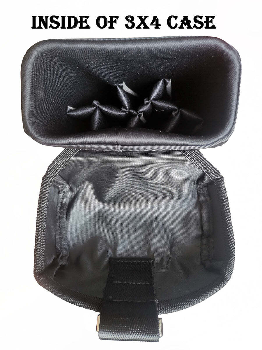 Champion Billiard Cue Case 2 Butt/2 Shaft, 2x2 2x3 3x4 Nylon Hard Case