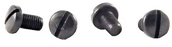 1911 Full Size Gun Grip Screw Set - Black Steel 4-Pack for Pistols