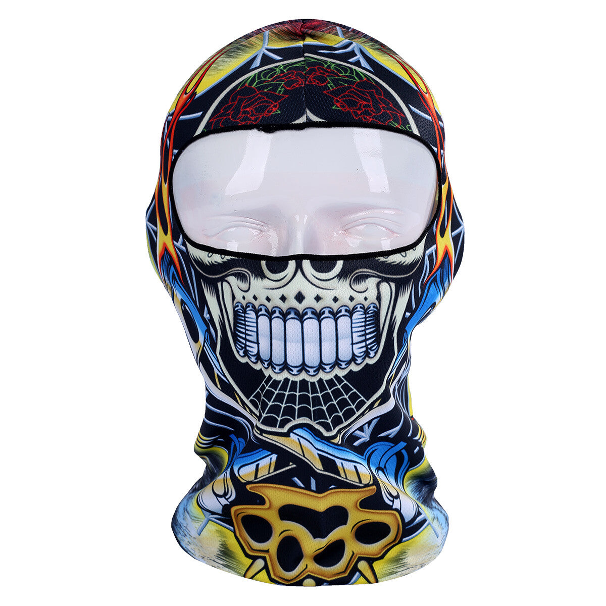 Tactical Halloween Face Mask Balaclava Beanie for Men Women Full Face Cover