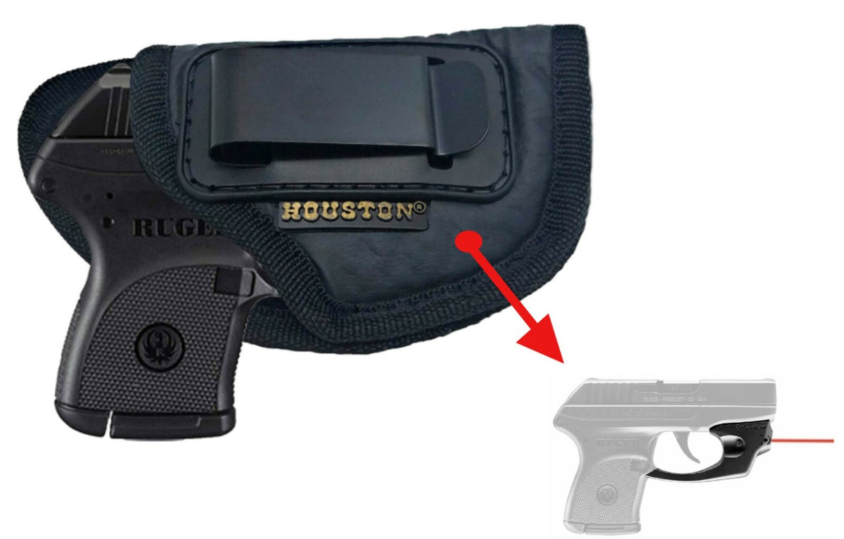 IWB Soft Holster for Ruger LCP 380 with Laser - Concealed Carry