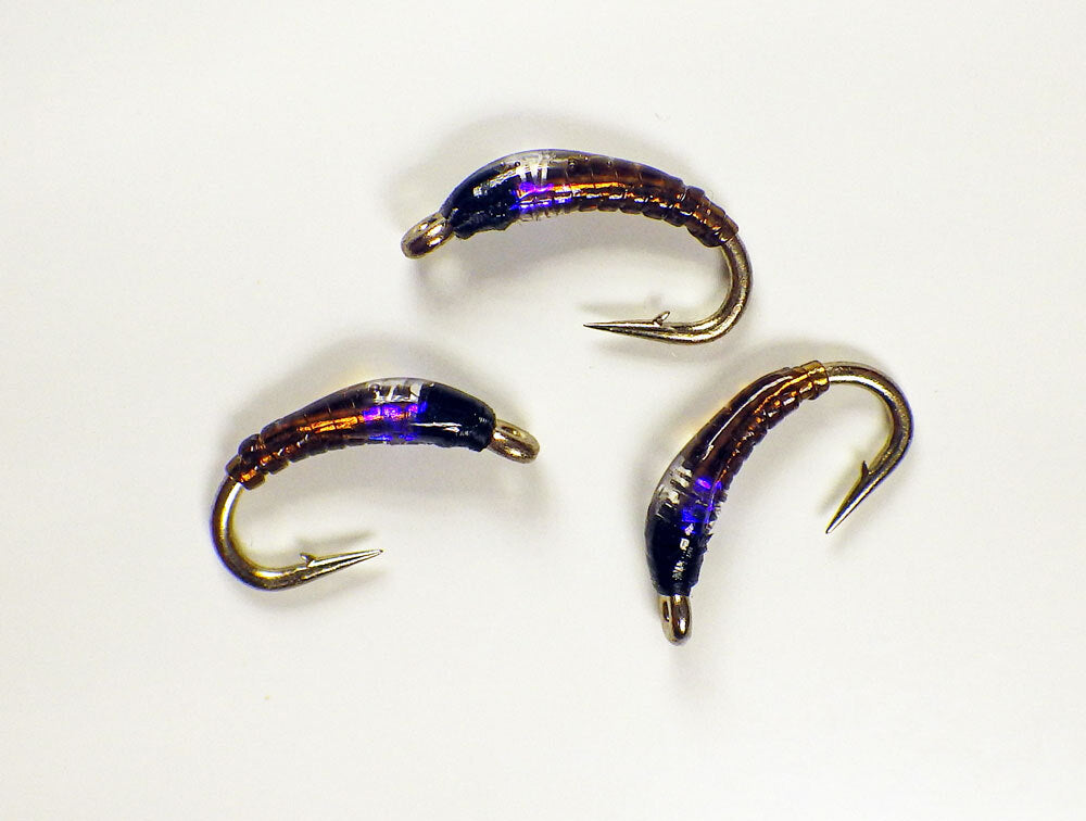 Premium Trout Fly Fishing Flies Set - UV Baetis Nymphs for Fly Fishing