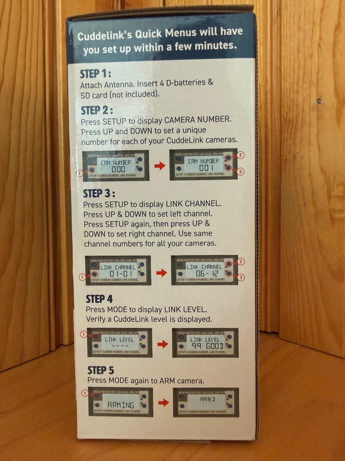 Trail Camera with Long Range IR for Wildlife Monitoring - Cuddeback LL-2A