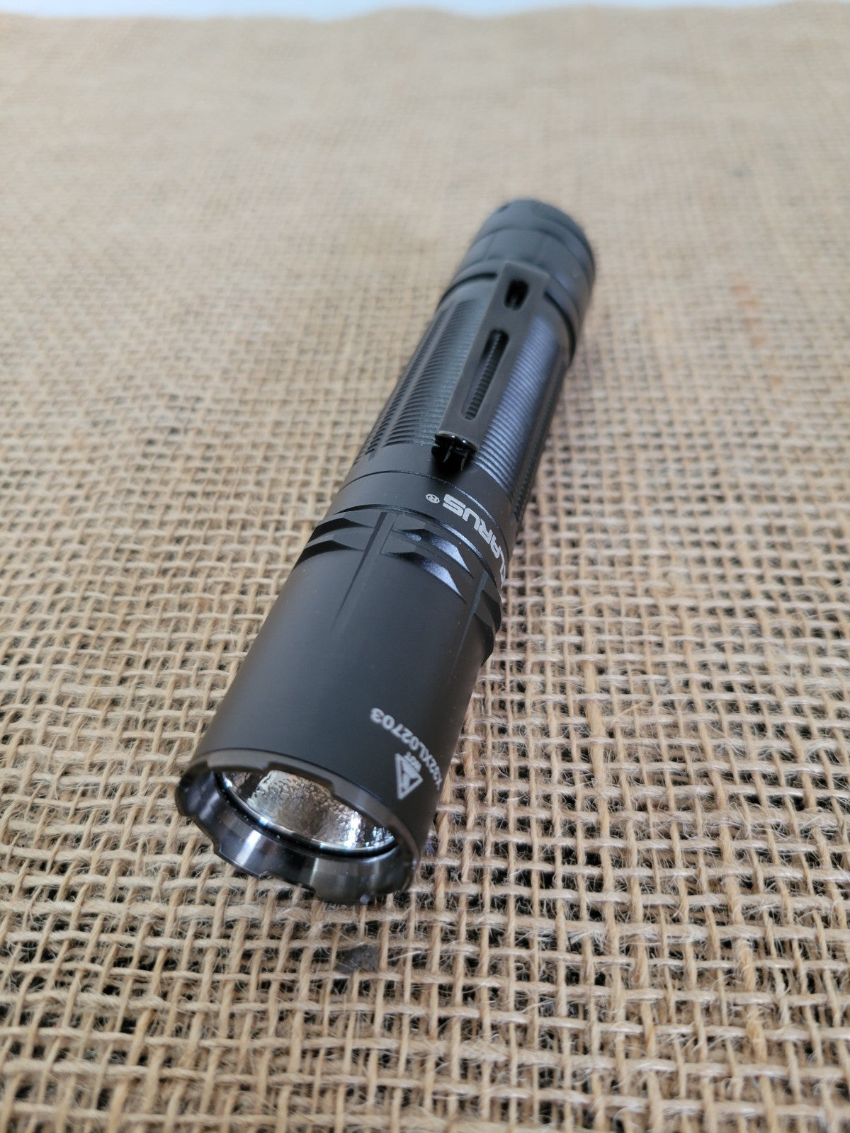 Rechargeable Water-Resistant Tactical Flashlight with Strobe, 2100 Lumens