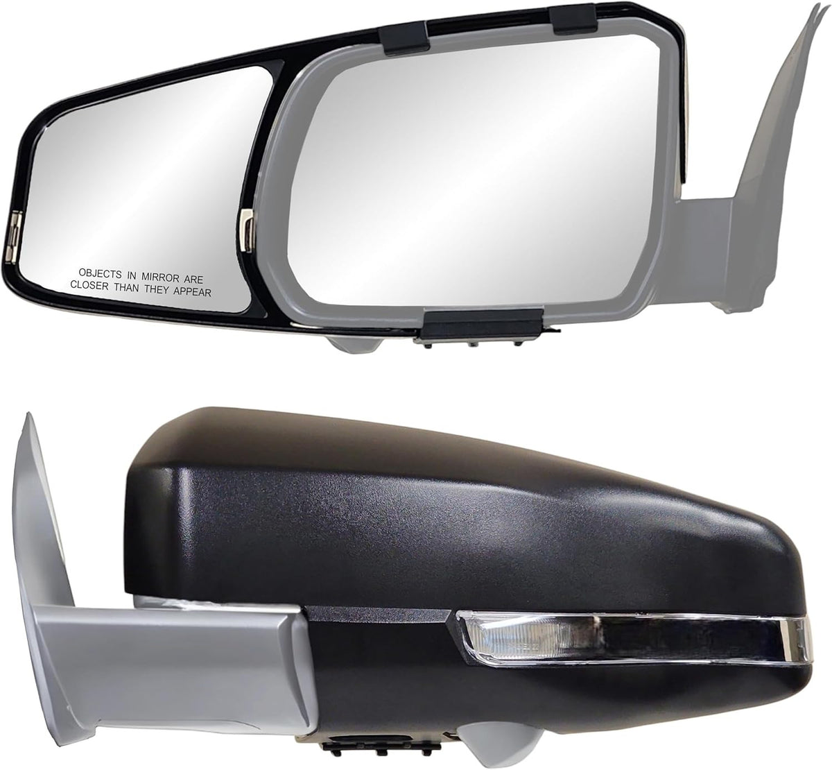 Custom Fit Towing Mirror Extension for 2024 Ranger - Easy Clip-On Install