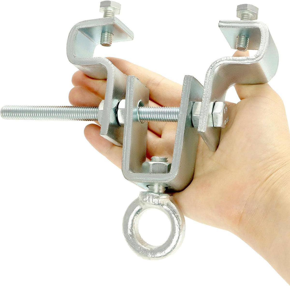 Heavy Duty Adjustable I Beam Hanger Clamp for Punch Bags - 2 Pack