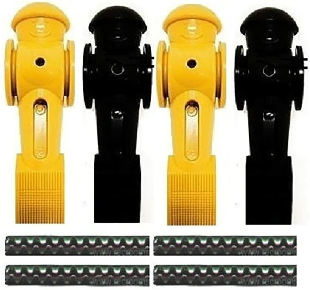 Tornado Foosball Men – Set of 4 Counterbalanced Players with Roll Pins