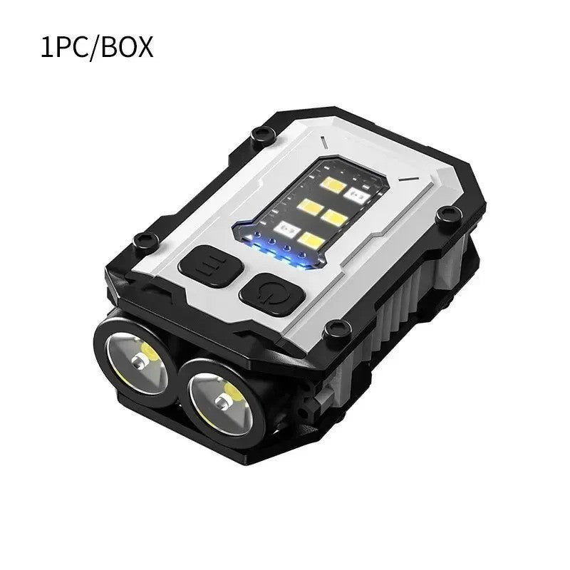 Rechargeable Mini COB Keychain Flashlight - Compact Pocket LED Torch for Emergency & Outdoor Use