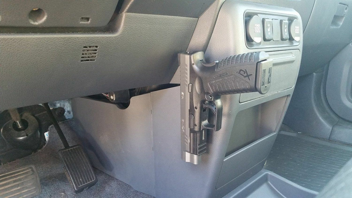 Magnet Concealed Gun Mount Holder for Desk Bed Table 25LB Capacity - Multiple Packs
