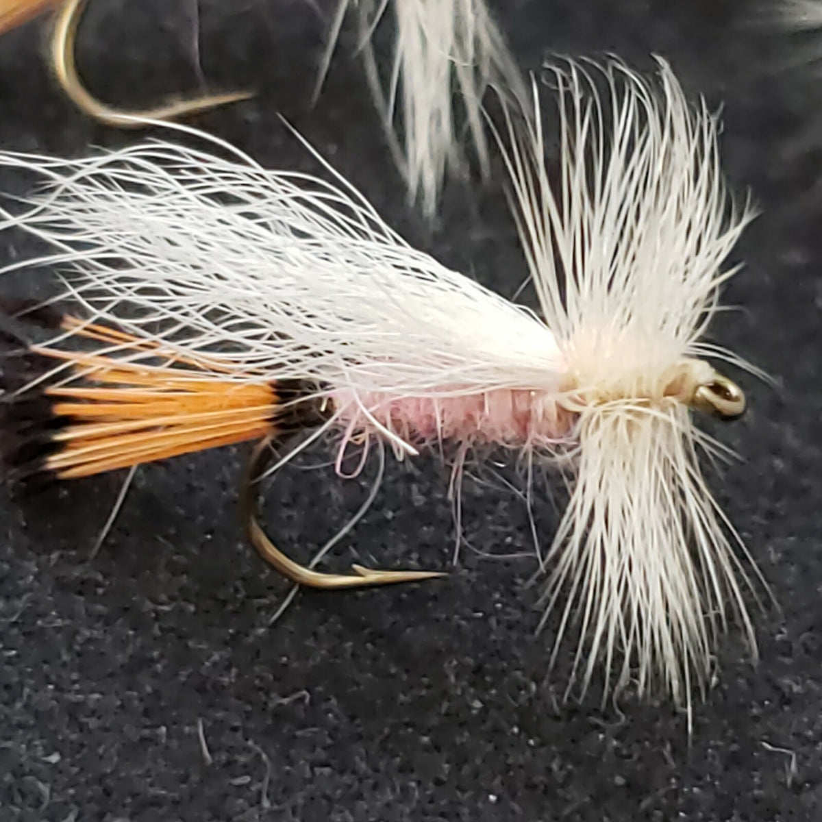 Fly Fishing Flies Size 16 Pink Dry Flies - Custom Tied Trout Lures Set