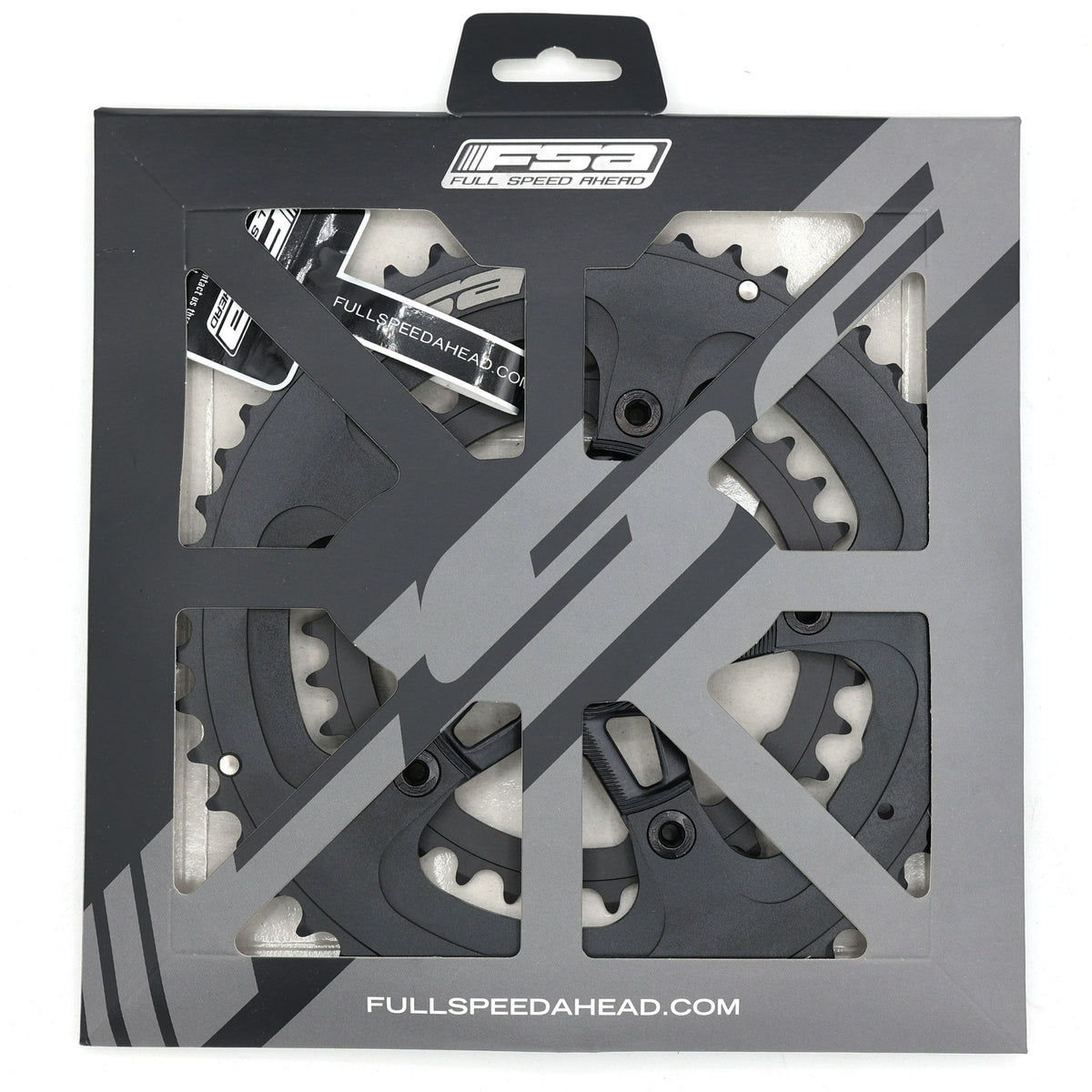 FSA 110BCD E-Bike Chainring Set 50/34T for Fazua Drive Systems Black