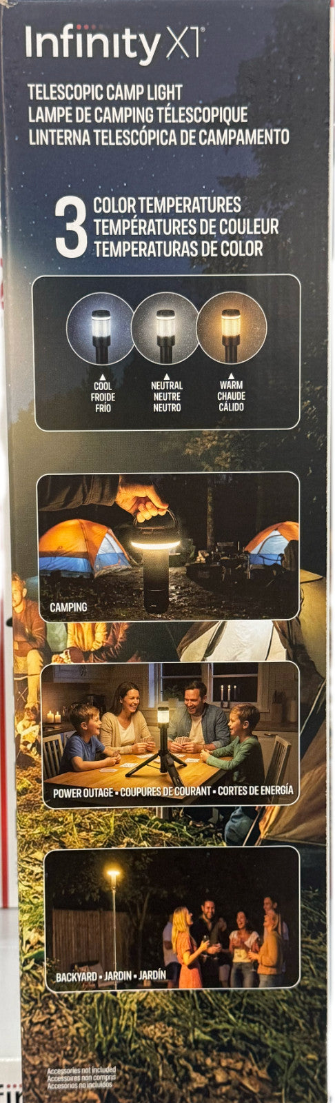 Infinity X1 2000-Lumen Camping Lantern - Bright Outdoor Camp Site Light