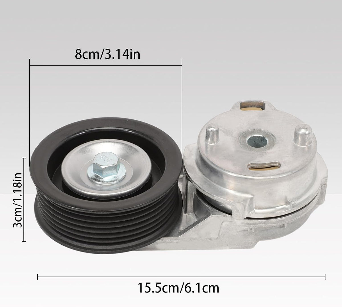 Drive Belt Tensioner Pulley and Serpentine Belt Kit for Ram 1500 2500 3500 2003-2008