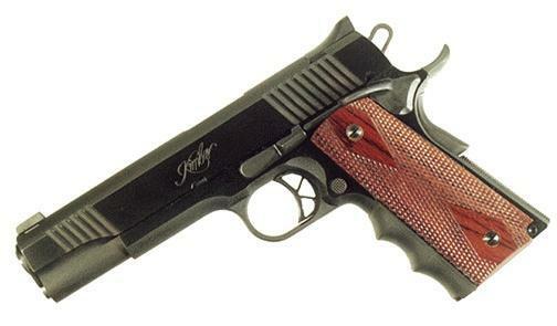 Pistol Grip Rubber Finger Groove Insert for 1911 Government Full Size Handgun