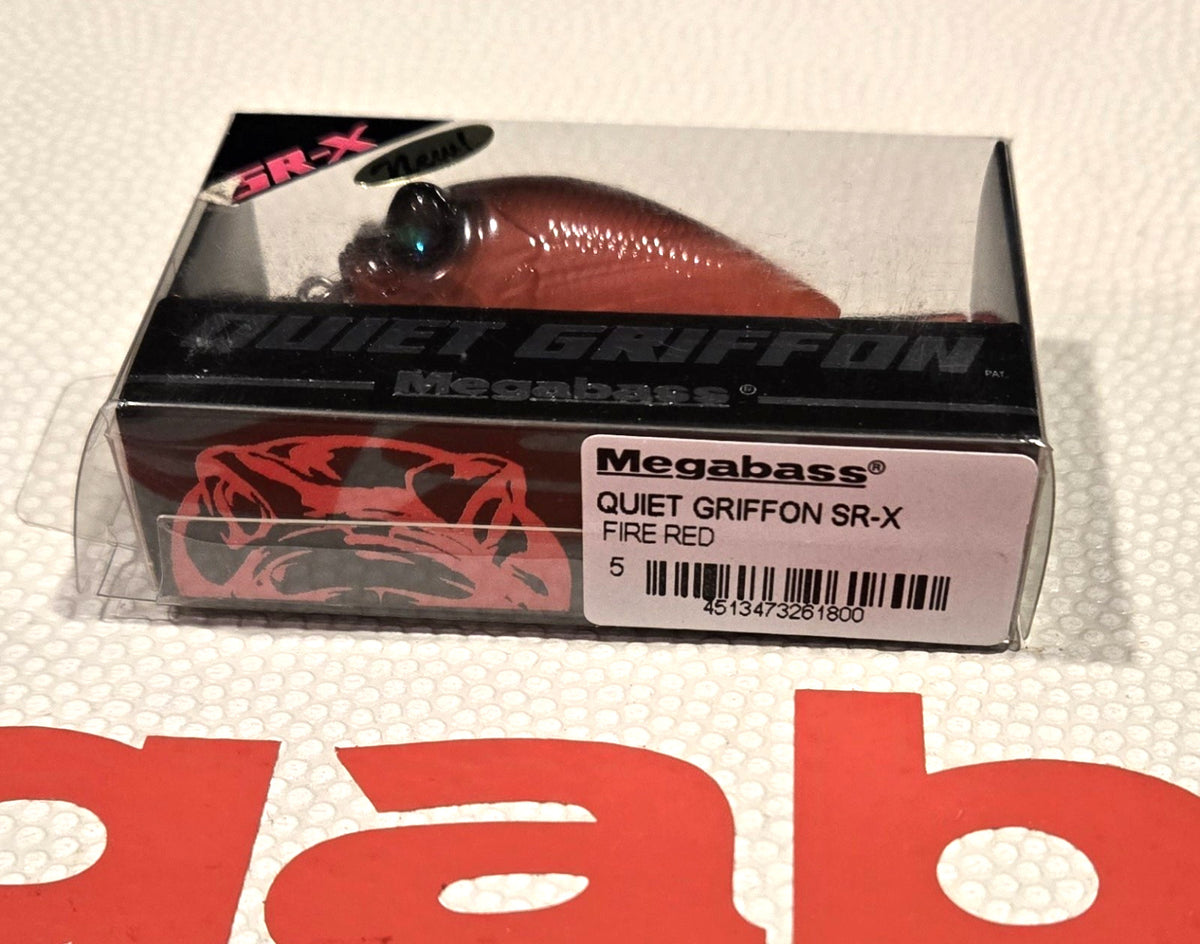 Megabass SR-X QUIET Griffon Fire Red Fishing Lure - Tough Color, NIP, Free Shipping
