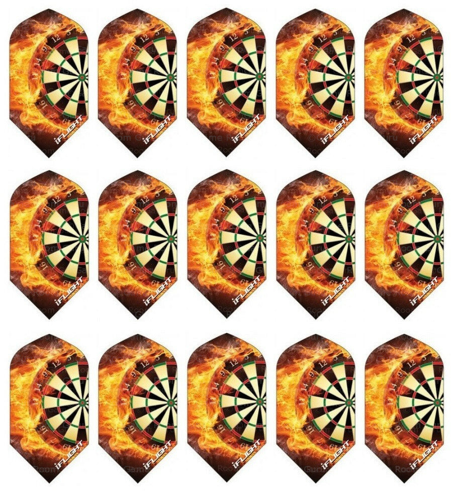 Ruthless iFlight Slim Dart Flights 5 Sets - Extra Strong 100µm Poly