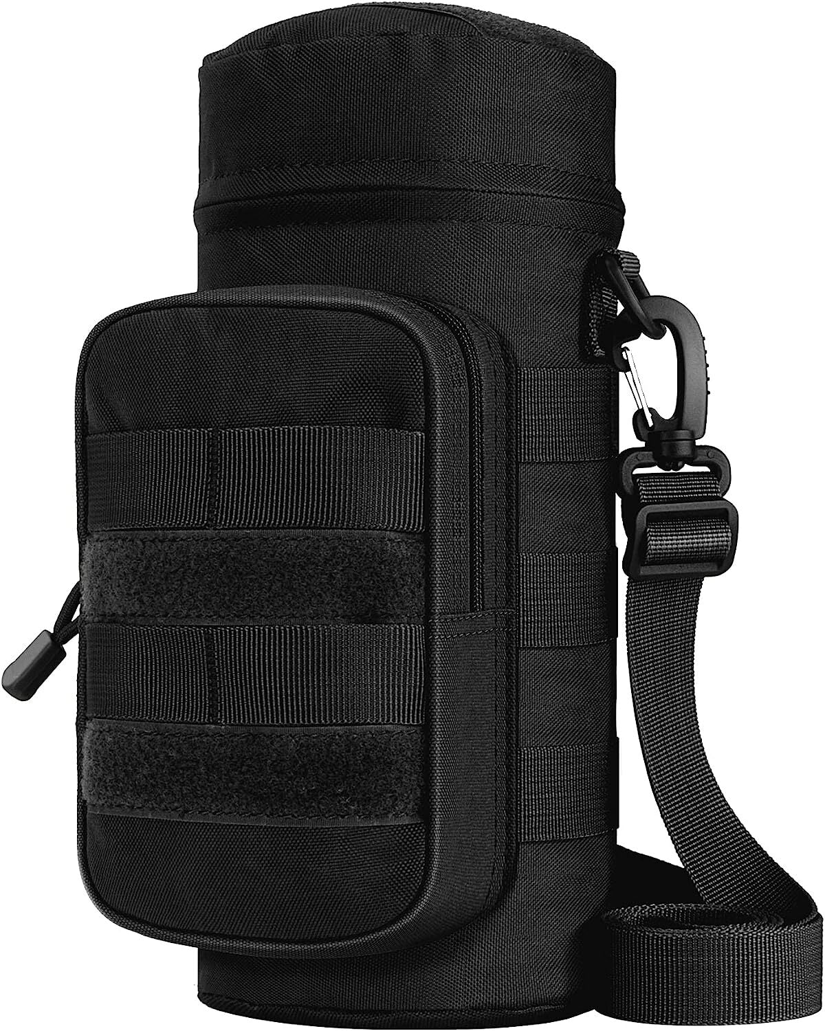 Tactical Water Bottle Holder Nylon Molle Hydration Carrier Outdoor Gear