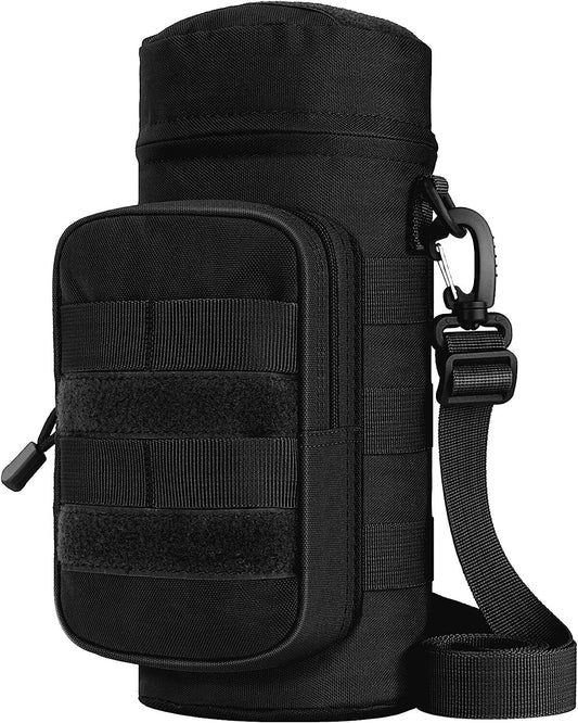 Tactical Water Bottle Holder Nylon Molle Hydration Carrier Outdoor Gear